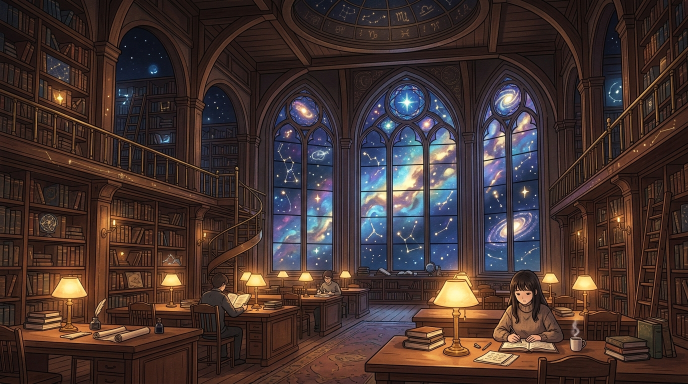 Celestial Starry Library